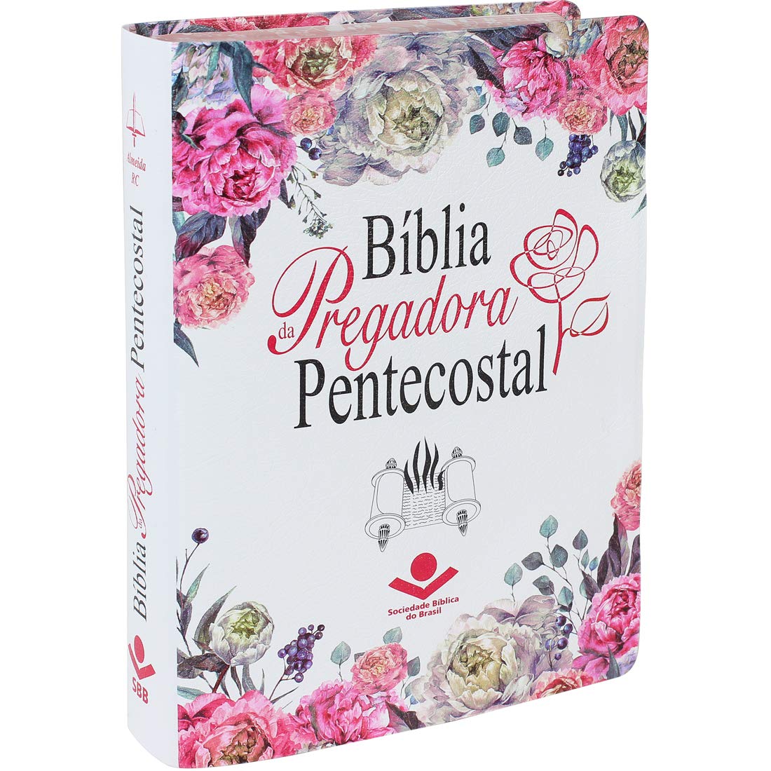 Bíblia da Pregadora Pentecostal ARC | SBB | Bíblia da Pregadora Pentecostal - Capa em couro bonded: Almeida Revista e Corrigida (ARC) - Imagem 2